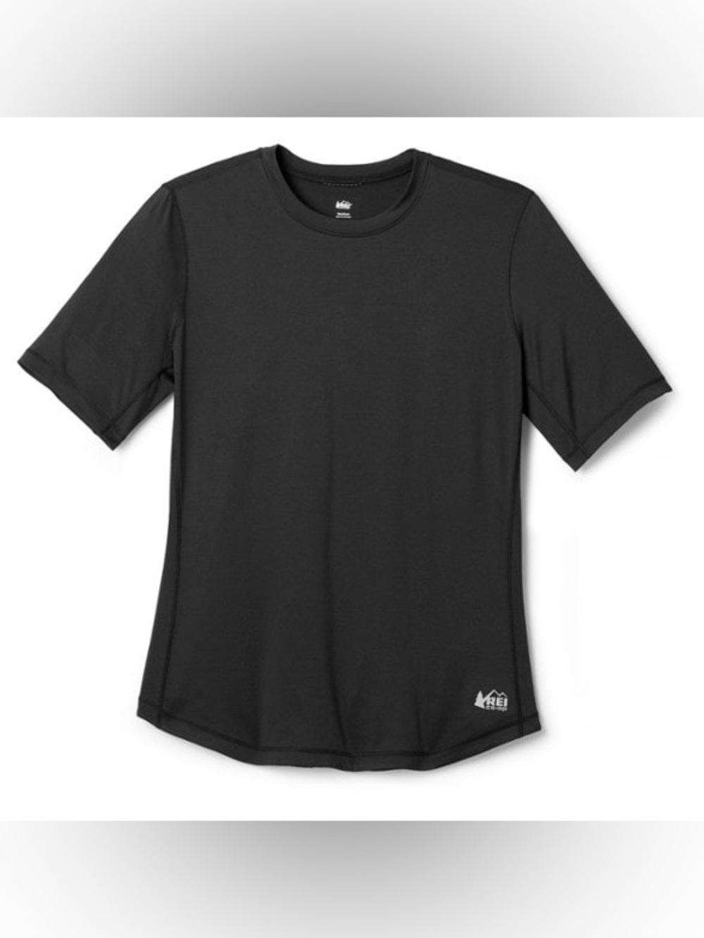 REI | Women’s Black Lightweight Short-Sleeve Base Layer Performance Tee